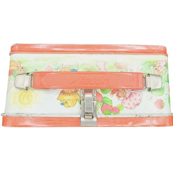 Aladdin Strawberry Shortcake Collectible Metal Lunch Box Tin & Thermos 1980 VTG - Picture 8 of 16